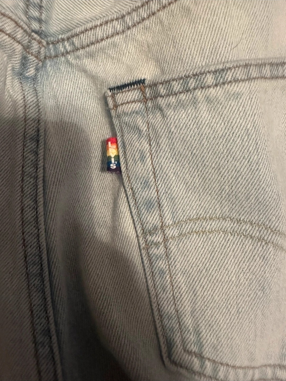 Levi's 29x32 Rainbow Tab Straight Jeans! These Are Pretty Cool!